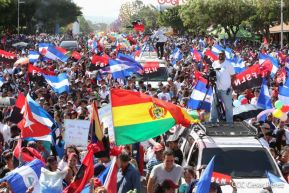 Caminata por la paz, Cantos de Vida y Esperanza, adelante pueblo presidente, 2020 patria, paz y porvenir