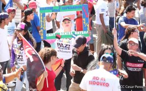 Caminata por la paz, Cantos de Vida y Esperanza, adelante pueblo presidente, 2020 patria, paz y porvenir