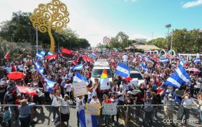 Caminata por la paz, Cantos de Vida y Esperanza, adelante pueblo presidente, 2020 patria, paz y porvenir