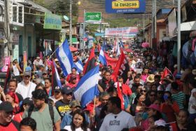 Caminata por la paz, Cantos de Vida y Esperanza, adelante pueblo presidente, 2020 patria, paz y porvenir
