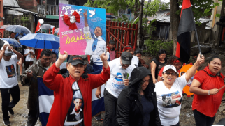 Caminata por la paz, Cantos de Vida y Esperanza, adelante pueblo presidente, 2020 patria, paz y porvenir