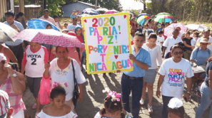 Caminata por la paz, Cantos de Vida y Esperanza, adelante pueblo presidente, 2020 patria, paz y porvenir
