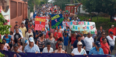 Caminata por la paz, Cantos de Vida y Esperanza, adelante pueblo presidente, 2020 patria, paz y porvenir