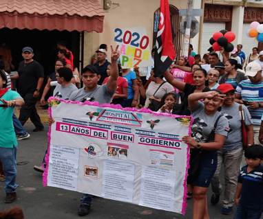 Caminata por la paz, Cantos de Vida y Esperanza, adelante pueblo presidente, 2020 patria, paz y porvenir