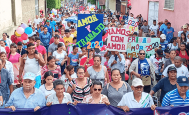 Caminata por la paz, Cantos de Vida y Esperanza, adelante pueblo presidente, 2020 patria, paz y porvenir