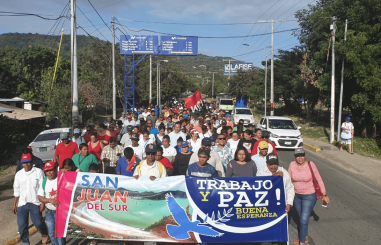 Caminata por la paz, Cantos de Vida y Esperanza, adelante pueblo presidente, 2020 patria, paz y porvenir
