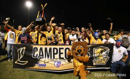 León campeón de la Liga de Beisbol Profesional en Nicaragua