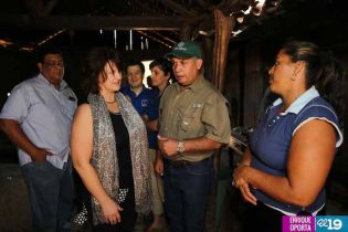 Directora de Cooperación de UE visita a protagonistas de programas de Gobierno Sandinista
