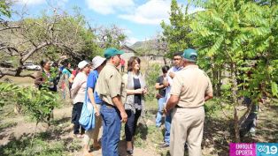 Directora de Cooperación de UE visita a protagonistas de programas de Gobierno Sandinista