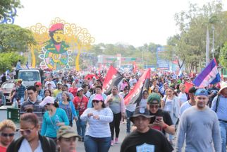 Caminando como raza nicaragüense que sabe de luchas y de honor celebrando las glorias y victorias de Rubén Darío