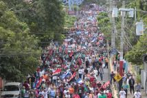 Caminando como raza nicaragüense que sabe de luchas y de honor celebrando las glorias y victorias de Rubén Darío