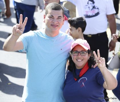 Caminando como raza nicaragüense que sabe de luchas y de honor celebrando las glorias y victorias de Rubén Darío