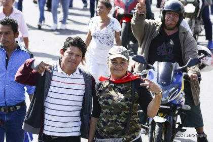 Caminando como raza nicaragüense que sabe de luchas y de honor celebrando las glorias y victorias de Rubén Darío