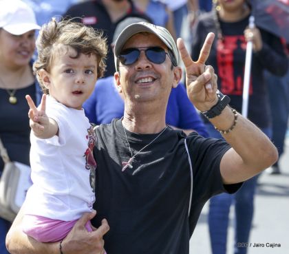 Caminando como raza nicaragüense que sabe de luchas y de honor celebrando las glorias y victorias de Rubén Darío