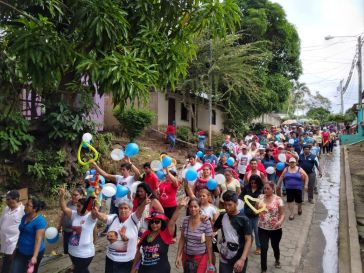 Caminando como raza nicaragüense que sabe de luchas y de honor celebrando las glorias y victorias de Rubén Darío