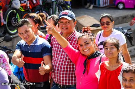 Caminando como raza nicaragüense que sabe de luchas y de honor celebrando las glorias y victorias de Rubén Darío