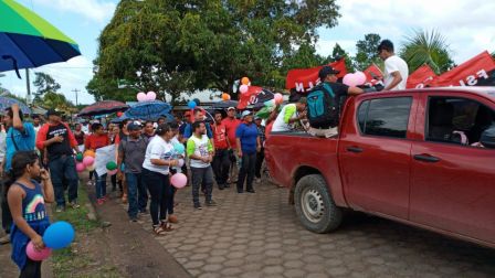 Caminando como raza nicaragüense que sabe de luchas y de honor celebrando las glorias y victorias de Rubén Darío