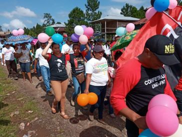 Caminando como raza nicaragüense que sabe de luchas y de honor celebrando las glorias y victorias de Rubén Darío