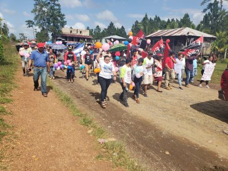 Caminando como raza nicaragüense que sabe de luchas y de honor celebrando las glorias y victorias de Rubén Darío