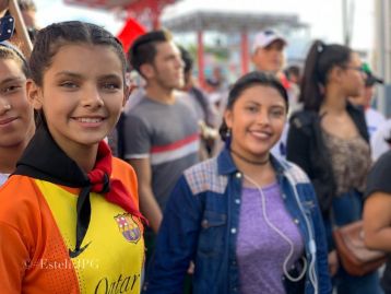 Caminando como raza nicaragüense que sabe de luchas y de honor celebrando las glorias y victorias de Rubén Darío