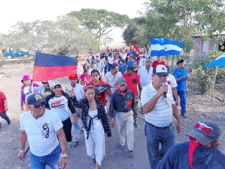 Caminando como raza nicaragüense que sabe de luchas y de honor celebrando las glorias y victorias de Rubén Darío