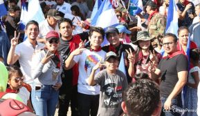 Caminata: Con Darío y Sandino somos Grandes! Más Grandes!