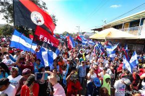 Caminata: Con Darío y Sandino somos Grandes! Más Grandes!