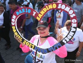 Caminata: Con Darío y Sandino somos Grandes! Más Grandes!