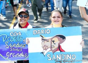 Caminata: Con Darío y Sandino somos Grandes! Más Grandes!
