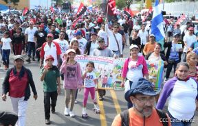 Caminata: Con Darío y Sandino somos Grandes! Más Grandes!