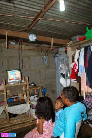 Energía eléctrica mejora calidad de vida  a más familias de Masaya