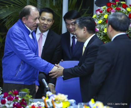 Hermandad y compañerismo en reunión del presidente Daniel  Ortega y vicepresidenta Rosario Murillo con delegación de alto nivel de Vietnam