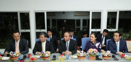 Hermandad y compañerismo en reunión del presidente Daniel  Ortega y vicepresidenta Rosario Murillo con delegación de alto nivel de Vietnam