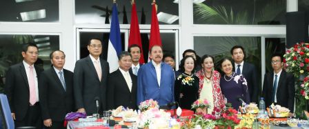 Hermandad y compañerismo en reunión del presidente Daniel  Ortega y vicepresidenta Rosario Murillo con delegación de alto nivel de Vietnam