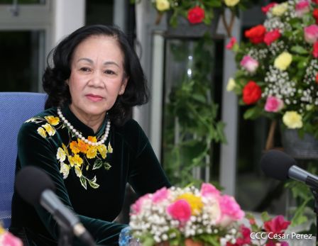 Hermandad y compañerismo en reunión del presidente Daniel  Ortega y vicepresidenta Rosario Murillo con delegación de alto nivel de Vietnam