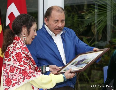 Hermandad y compañerismo en reunión del presidente Daniel  Ortega y vicepresidenta Rosario Murillo con delegación de alto nivel de Vietnam