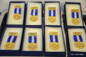 Presidente Daniel Ortega entregó la Orden de la Independencia Cultural Rubén Darío y medallas de Excelencia al mérito