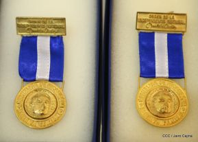 Presidente Daniel Ortega entregó la Orden de la Independencia Cultural Rubén Darío y medallas de Excelencia al mérito