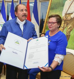 Presidente Daniel Ortega entregó la Orden de la Independencia Cultural Rubén Darío y medallas de Excelencia al mérito