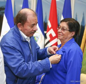 Presidente Daniel Ortega entregó la Orden de la Independencia Cultural Rubén Darío y medallas de Excelencia al mérito