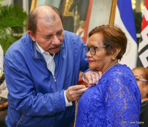 Presidente Daniel Ortega entregó la Orden de la Independencia Cultural Rubén Darío y medallas de Excelencia al mérito