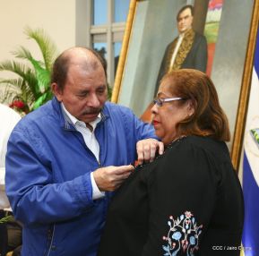 Presidente Daniel Ortega entregó la Orden de la Independencia Cultural Rubén Darío y medallas de Excelencia al mérito