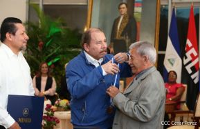 Presidente Daniel Ortega entregó la Orden de la Independencia Cultural Rubén Darío y medallas de Excelencia al mérito