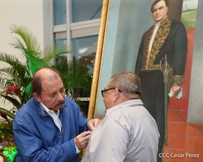 Presidente Daniel Ortega entregó la Orden de la Independencia Cultural Rubén Darío y medallas de Excelencia al mérito