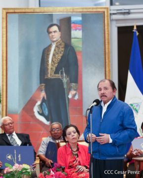 Presidente Daniel Ortega entregó la Orden de la Independencia Cultural Rubén Darío y medallas de Excelencia al mérito