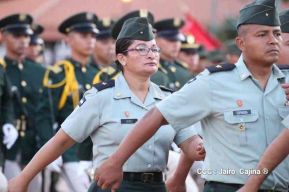 Toma de posesión del cargo de Comandante en Jefe del Ejército de Nicaragua