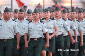 Toma de posesión del cargo de Comandante en Jefe del Ejército de Nicaragua