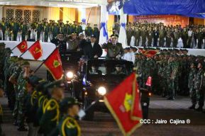 Toma de posesión del cargo de Comandante en Jefe del Ejército de Nicaragua