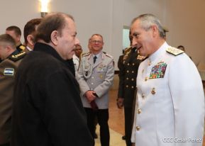 Toma de posesión del cargo de Comandante en Jefe del Ejército de Nicaragua
