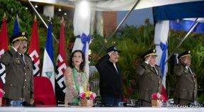 Toma de posesión del cargo de Comandante en Jefe del Ejército de Nicaragua